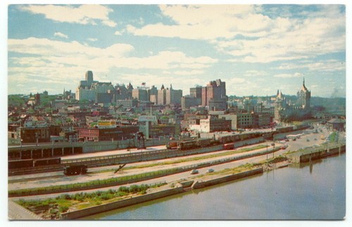 Albany waterfront from dunn - ny,